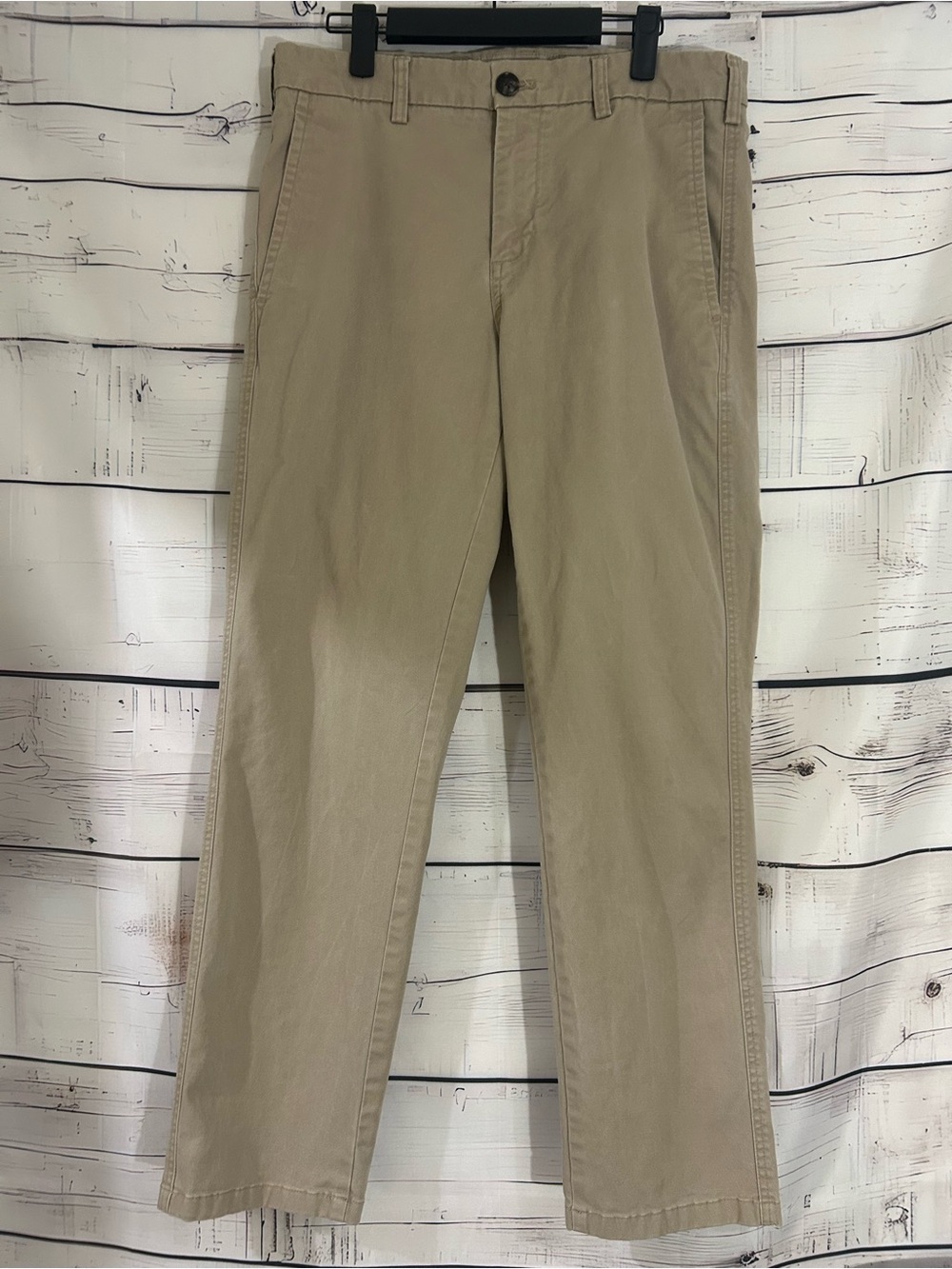 Joseph Abboud Men's Khaki Button Stretch Straight Pants Size 32/30